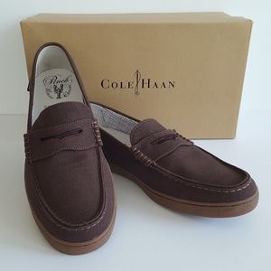 Cole Haan Pinch LTE Java Fabric/Gum 10.5M Loafers